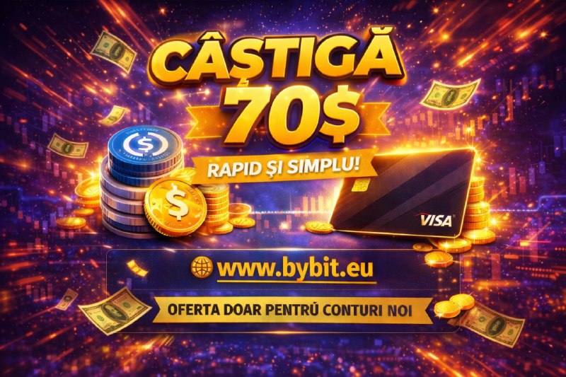 Bybit EU 70$ Bonus Offer - CASTIGA 70$